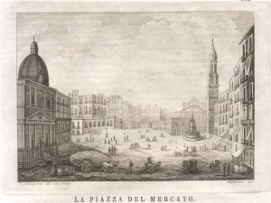 Disegno della piazza del 1838