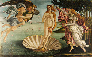 La Nascita di Venere di  Sandro Botticelli 